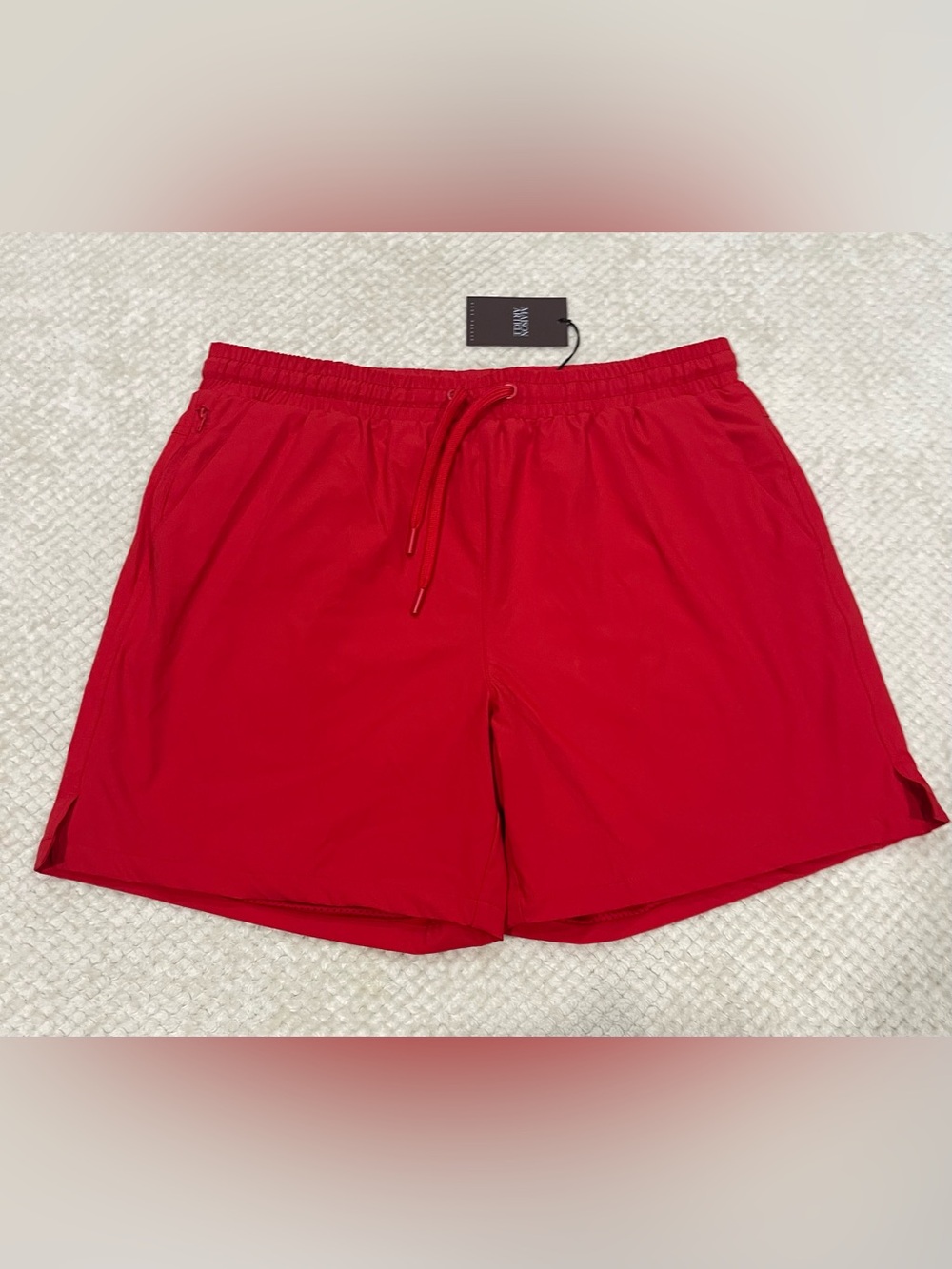 Maison Article Red Premium Essentials Shorts NWT Size XL